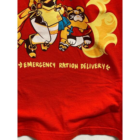 Anime Xiangling Wanmin Restaurant emergency ration delivery‎ red T-shirt medium - Picture 2 of 5